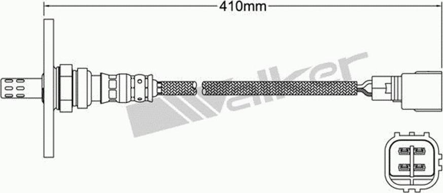 Walker 250-24154 - Лямбда-зонд, датчик кислорода autodnr.net