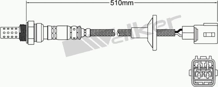 Walker 250-24282 - Лямбда-зонд autocars.com.ua