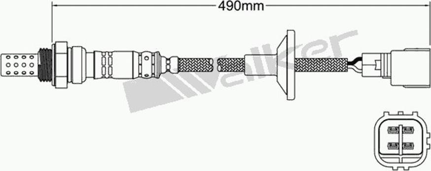 Walker 250-24298 - Лямбда-зонд, датчик кислорода autodnr.net