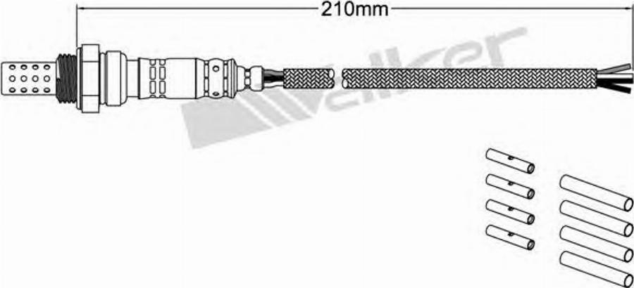 Walker 25024400 - Лямбда-зонд, датчик кислорода autodnr.net