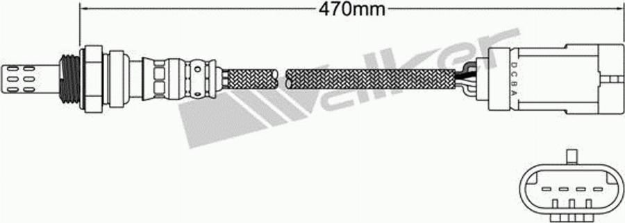 Walker 25024568 - Лямбда-зонд, датчик кислорода autodnr.net