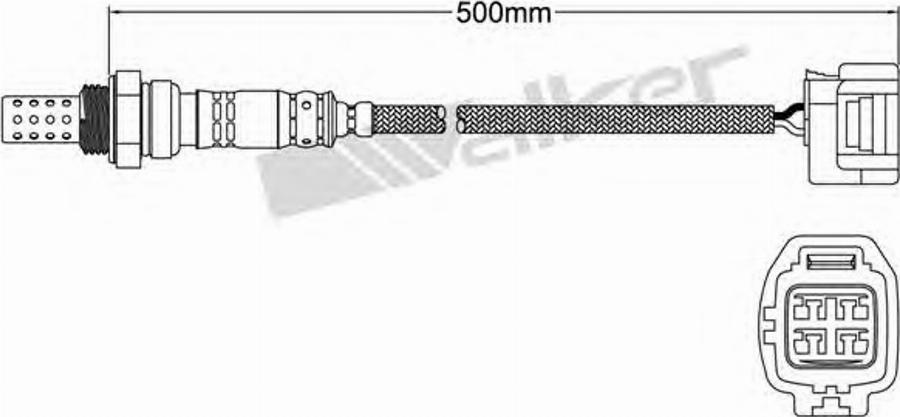 Walker 250-24730 - Лямбда-зонд, датчик кислорода autodnr.net