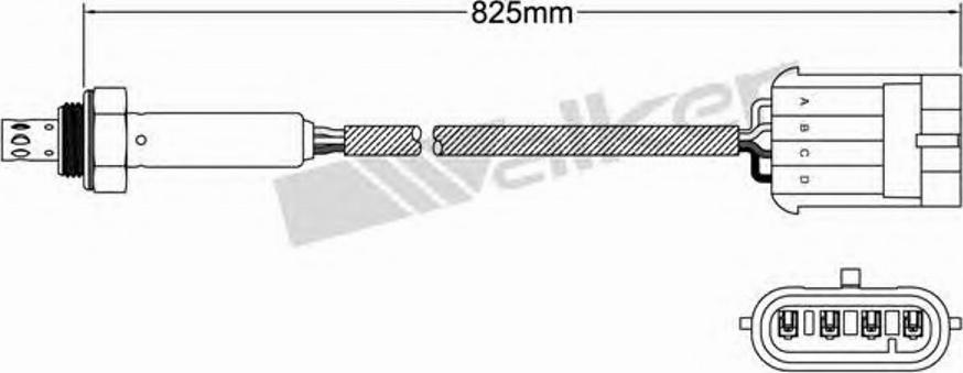 Walker 250-24803 - Лямбда-зонд, датчик кислорода autodnr.net