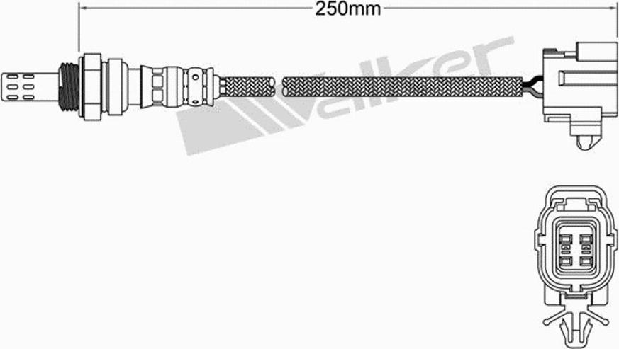 Walker 250-24978 - Лямбда-зонд autocars.com.ua