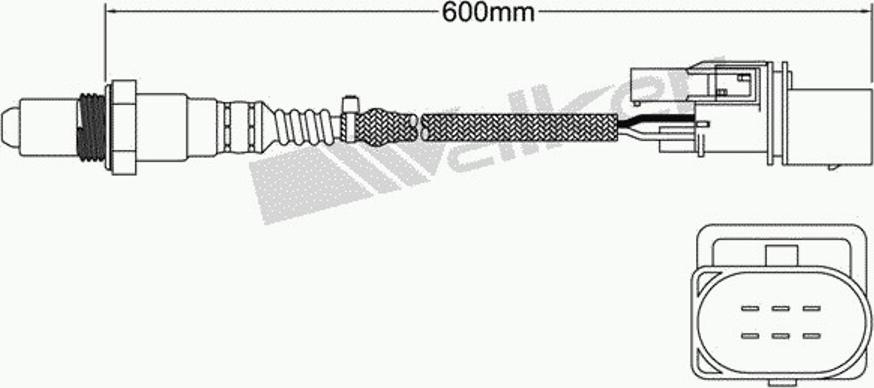 Walker 250-25002 - Лямбда-зонд, датчик кислорода autodnr.net