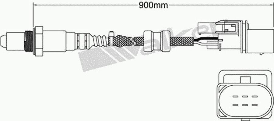 Walker 250-25003 - Лямбда-зонд autocars.com.ua