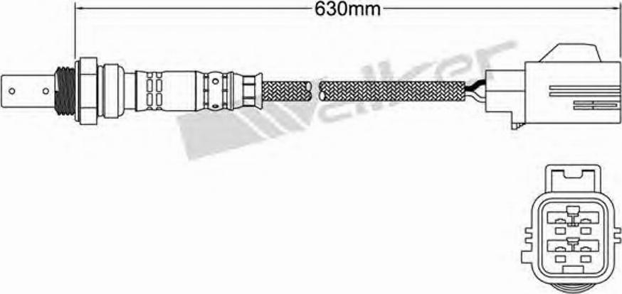 Walker 250-54009 - Лямбда-зонд autocars.com.ua