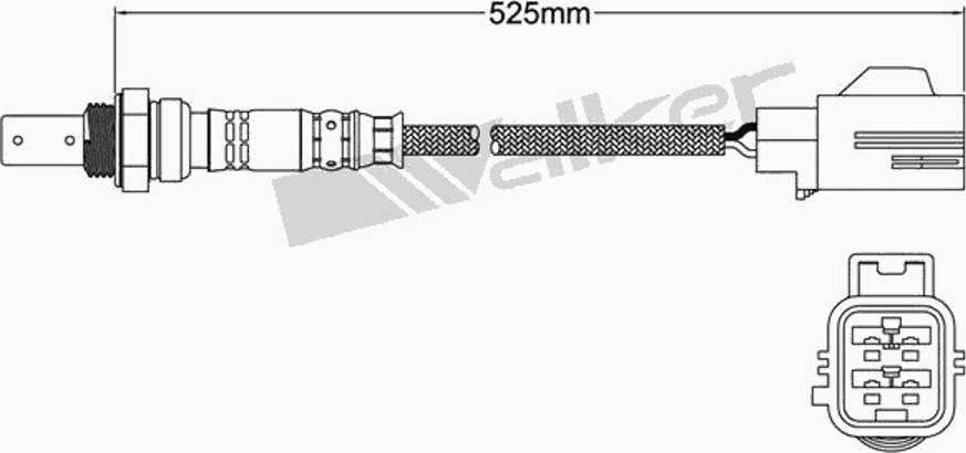 Walker 250-54010 - Лямбда-зонд, датчик кислорода autodnr.net