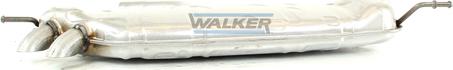 Walker 25061 - Глушник вихлопних газів кінцевий autocars.com.ua