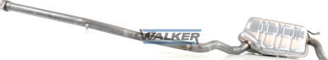 Walker 25109 - Глушник вихлопних газів кінцевий autocars.com.ua