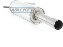 Walker 25255 - Середній глушник вихлопних газів autocars.com.ua