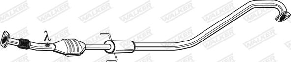 Walker 28596 - Каталізатор autocars.com.ua