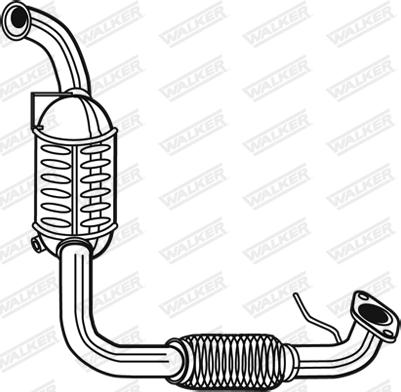 Walker 28663 - Каталізатор autocars.com.ua