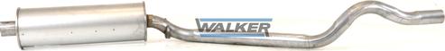 Walker 70323 - Середній глушник вихлопних газів autocars.com.ua