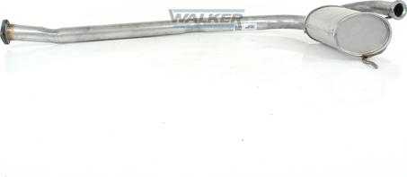 Walker 70435 - Середній глушник вихлопних газів autocars.com.ua