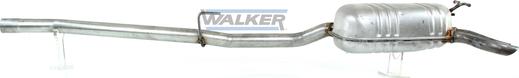 Walker 71142 - Глушитель выхлопных газов, конечный avtokuzovplus.com.ua