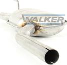 Walker 71163 - Середній глушник вихлопних газів autocars.com.ua