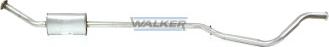 Walker 71212 - Середній глушник вихлопних газів autocars.com.ua