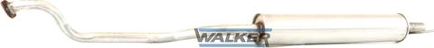 Walker 71579 - Середній глушник вихлопних газів autocars.com.ua