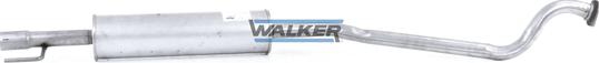 Walker 72352 - Средний глушитель выхлопных газов avtokuzovplus.com.ua