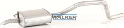 Walker 72384 - Глушник вихлопних газів кінцевий autocars.com.ua