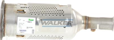 Walker 73011 - Сажевый / частичный фильтр, система выхлопа ОГ avtokuzovplus.com.ua