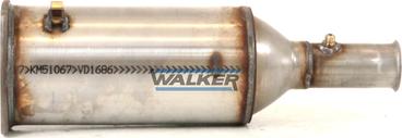 Walker 73172 - Сажевый / частичный фильтр, система выхлопа ОГ avtokuzovplus.com.ua