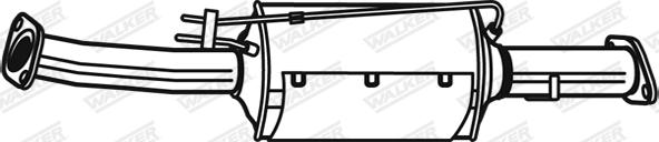 Walker 93215 - Сажевый / частичный фильтр, система выхлопа ОГ avtokuzovplus.com.ua