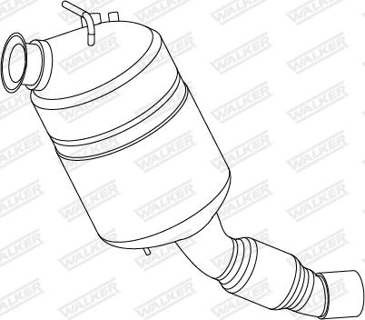 Walker 73382 - сажі / частковий фільтр, система вихлопу ОГ autocars.com.ua