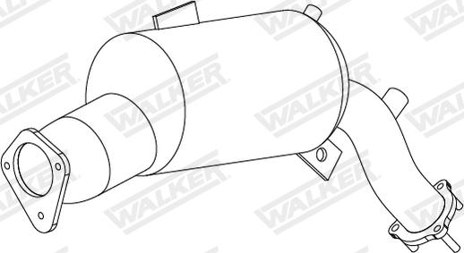 Walker 73388 - Сажі / частковий фільтр, система вихлопу ОГ autocars.com.ua