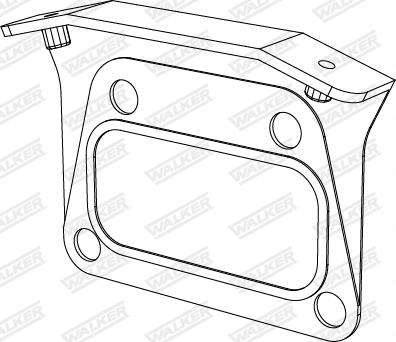 Walker 82925 - Прокладка, труба вихлопного газу autocars.com.ua