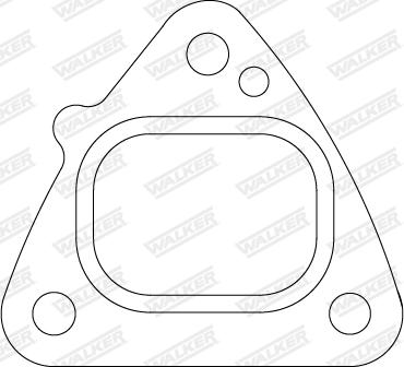 Walker 82926 - Прокладка, труба вихлопного газу autocars.com.ua