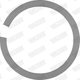 Walker 86063 - Прокладка, труба вихлопного газу autocars.com.ua
