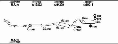 Walker AD62136B - Система випуску ОГ autocars.com.ua