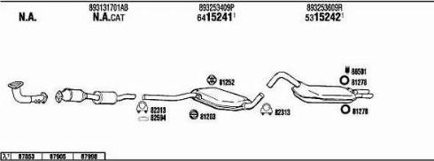 Walker AD90015 - Система випуску ОГ autocars.com.ua