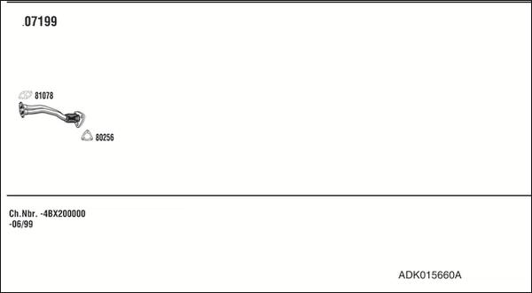 Walker ADK015660A - Система випуску ОГ autocars.com.ua