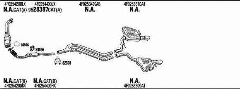 Walker ADK017898AB - Система випуску ОГ autocars.com.ua