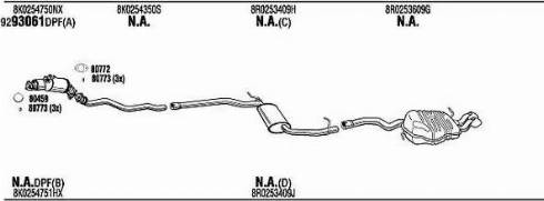 Walker ADK027564BA - Система випуску ОГ autocars.com.ua