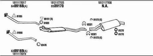 Walker BW40121 - Система випуску ОГ autocars.com.ua