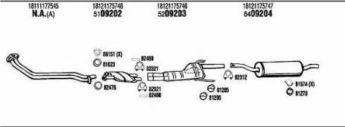 Walker BW52013B - Система випуску ОГ autocars.com.ua