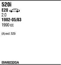 Walker BW60320A - Система випуску ОГ autocars.com.ua