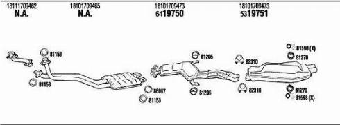 Walker BW70115 - Система випуску ОГ autocars.com.ua