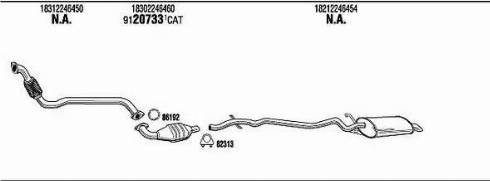 Walker BW72501 - Система випуску ОГ autocars.com.ua