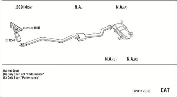 Walker BWH17928 - Система випуску ОГ autocars.com.ua