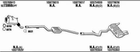Walker BWK019103BB - Система випуску ОГ autocars.com.ua