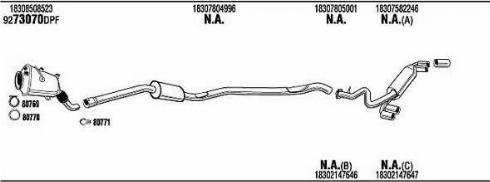 Walker BWK030909B - Система випуску ОГ autocars.com.ua