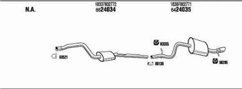 Walker BWK031039 - Система випуску ОГ autocars.com.ua