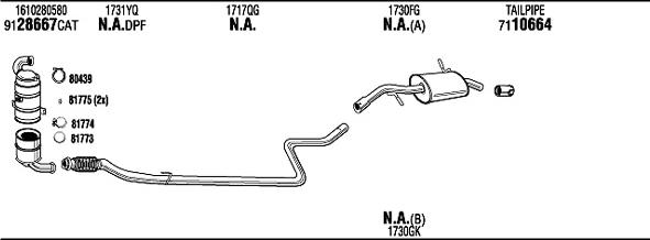 Walker CIK012291 - Система випуску ОГ autocars.com.ua
