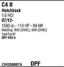 Walker CIK058667A - Система випуску ОГ autocars.com.ua