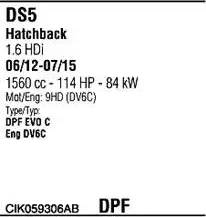 Walker CIK059306AB - Система випуску ОГ autocars.com.ua